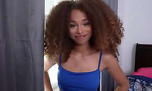 Skinny Step Sister With Afro Hair Cecilia Lion Gets Caught By Stepbrother For Sneaking Out - Full Movie On PervFamily.Net