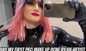 My First Male To Latex Girl Crossdressing Experience