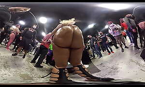 Booty Clappin' at Exxxotica NJ 2021 in 360 degree VR