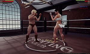 Johnny Walker Black VS Marie Vero (Naked Fighter 3D)