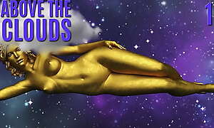 ABOVE THE CLOUDS #13 xxx The naked, horny golden goddess