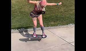 Skateboard Upskirt
