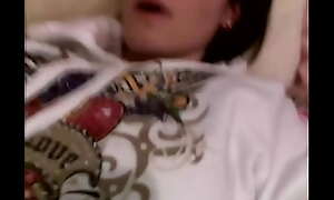 Teen Aussie 'Lil Emo Slut' cums as she sucks and fucks like a horny slut then gets her pussy eaten and cums hard
