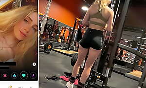 Thenclubcandid.com : French fit girl working her big ass and walking in flare pants