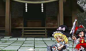 Marisa and Reimu having fun (Touhou Parody)