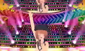 Anime girl dancing mao Zedong propaganda song